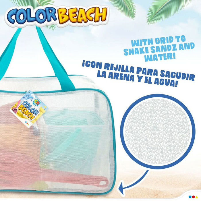 Set de jucării de plajă Colorbaby polipropilenă (12 Unități)