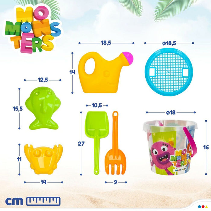 Set de jucării de plajă Momonsters (12 Unități)