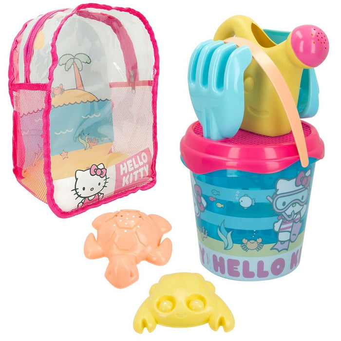 Set de jucării de plajă Hello Kitty polipropilenă (12 Unități)