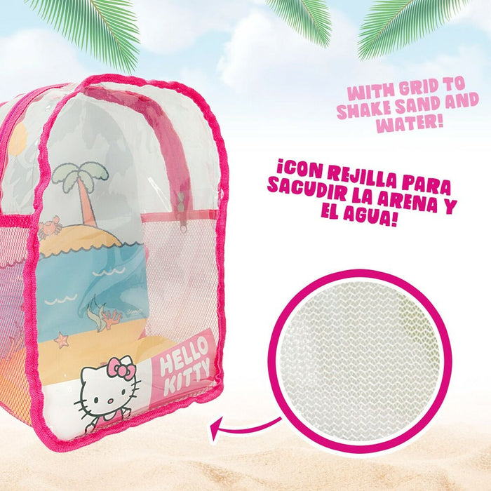 Set de jucării de plajă Hello Kitty polipropilenă (12 Unități)