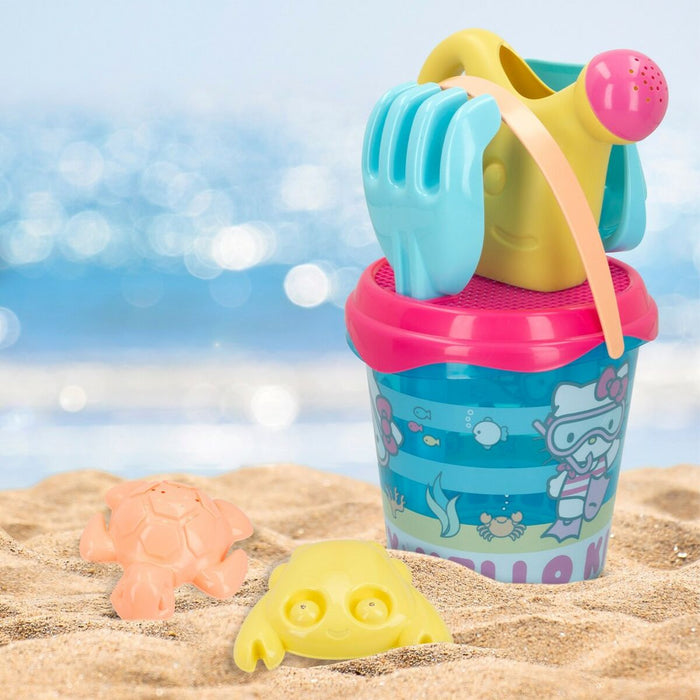 Set de jucării de plajă Hello Kitty polipropilenă (12 Unități)