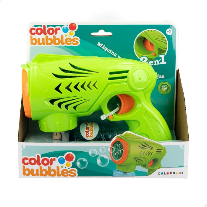 Joc cu Baloane de Săpun Colorbaby Color Bubbles 150 ml Verde 20 x 16,5 x 8 cm (6 Unități)