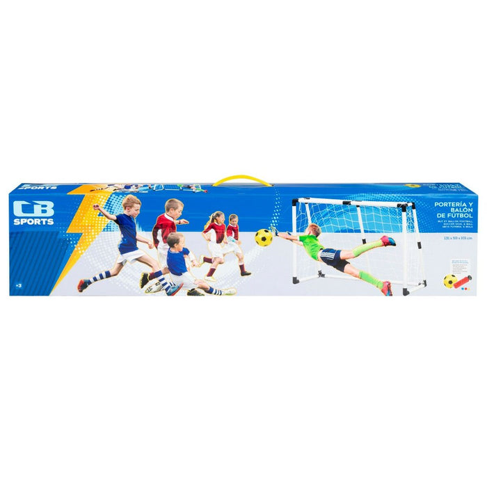 Poartă de Fotbal Colorbaby 131 x 101 x 59 cm (2 Unități)