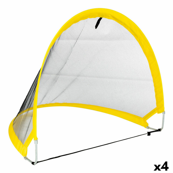 Poartă Pliabilă Colorbaby Pop up Galben 120 x 80 x 80 cm (4 Unități)