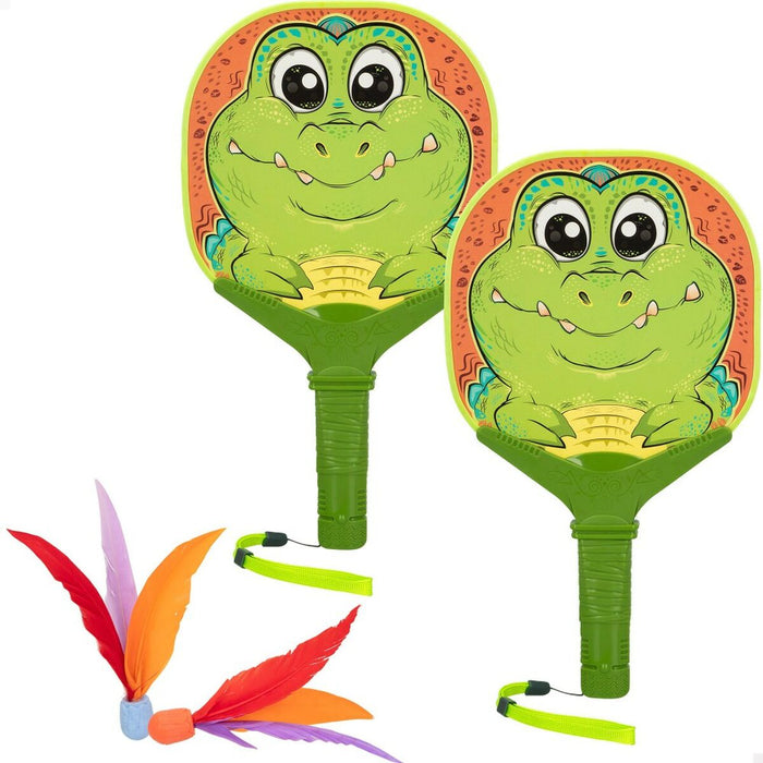 Palete de Plajă Colorbaby Crocodil 18,5 x 33 x 0,5 cm (6 Unități)