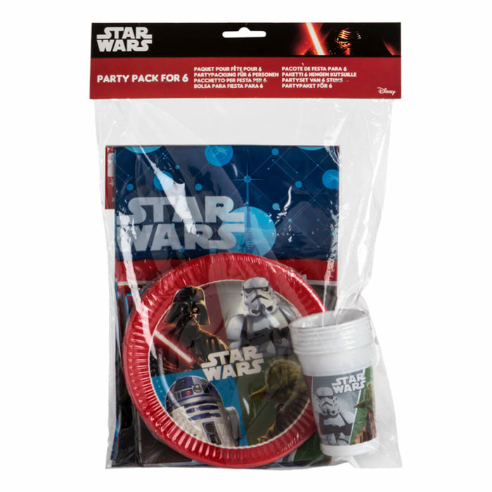 Set Articole de Sărbătoare Star Wars (6 Unități)