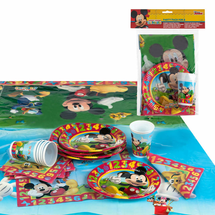 Set Articole de Sărbătoare Mickey Mouse (6 Unități)