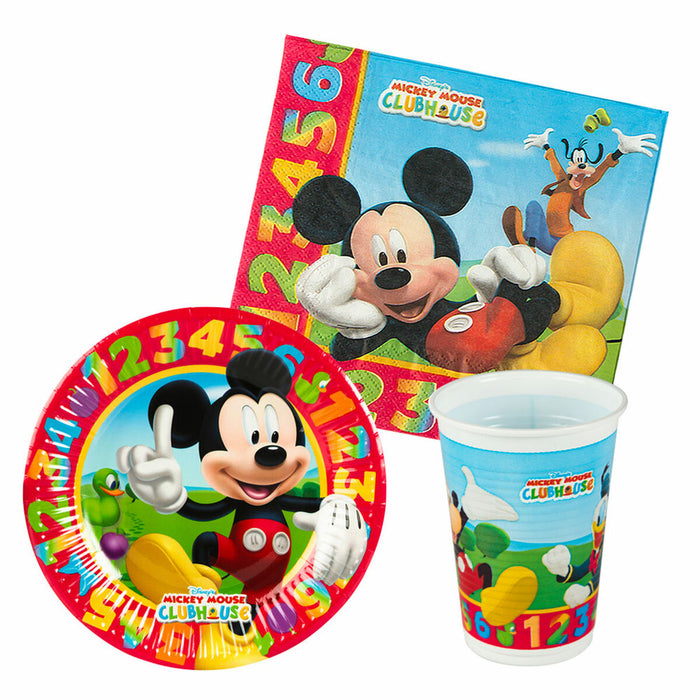Set Articole de Sărbătoare Mickey Mouse (6 Unități)
