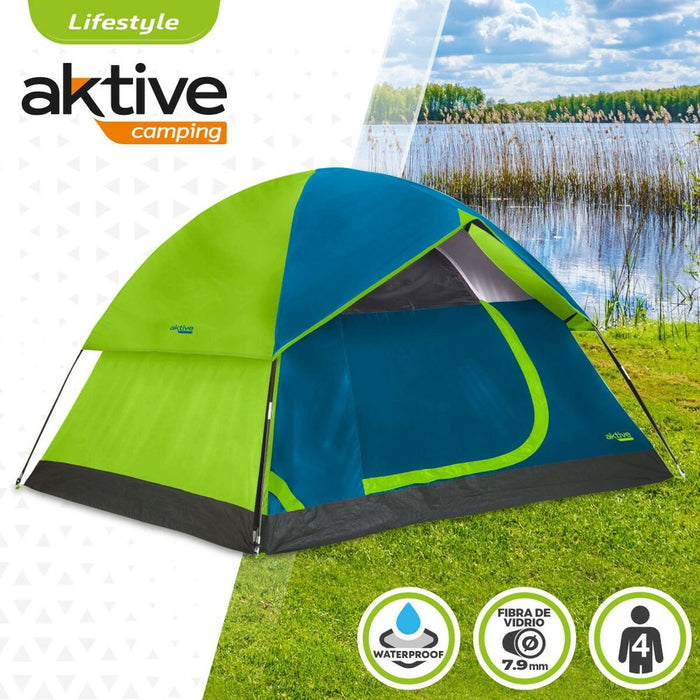 Cort Aktive 4 persoane 240 x 130 x 210 cm (2 Unități)