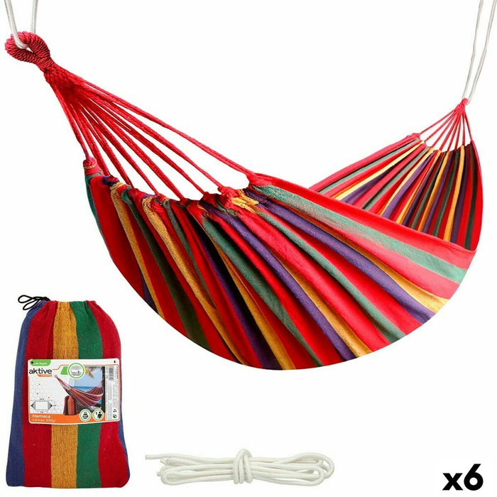 Hamac Aktive Portocaliu 200 x 0,4 x 100 cm (6 Unități)