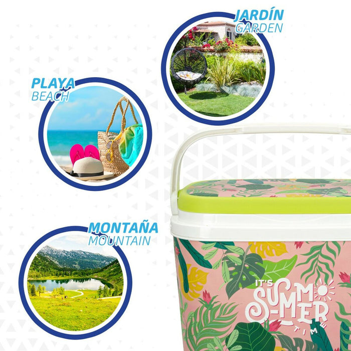 Set Ping Pong Aktive Summer tropical Plastic 6 L 29 x 20 x 19,5 cm (8 Unități)