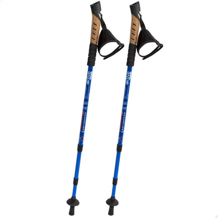 Set de 2 bastoane de drumeții Aktive 5 x 135 x 5 cm (6 Unități)