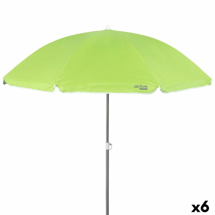 Slunečník Aktive Aluminiu Poliester 170T 220 x 212 x 220 cm (6 Unități)