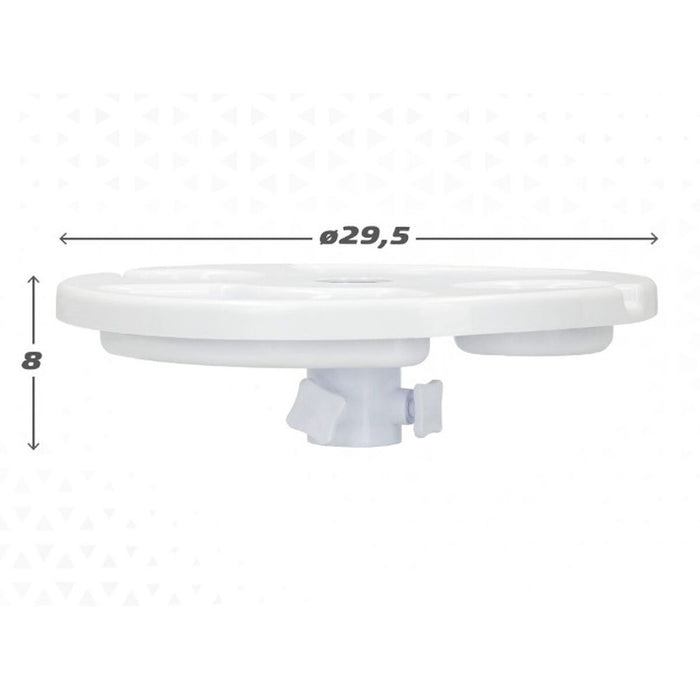 Masă Aktive Slunečník 29,5 x 8 x 29,5 cm polipropilenă (12 Unități)