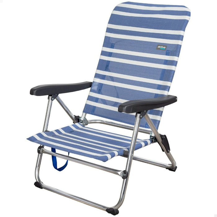Scaunul Pliabil Aktive Mykonos Cu dungi 47 x 85 x 50 cm (4 Unități)