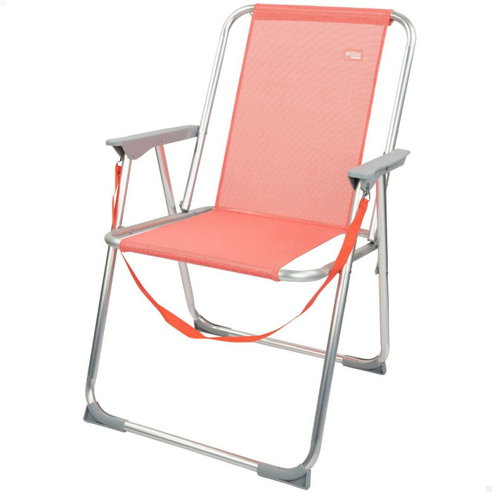 Scaunul Pliabil Aktive Flamingo Coral 44 x 76 x 45 cm (4 Unități)