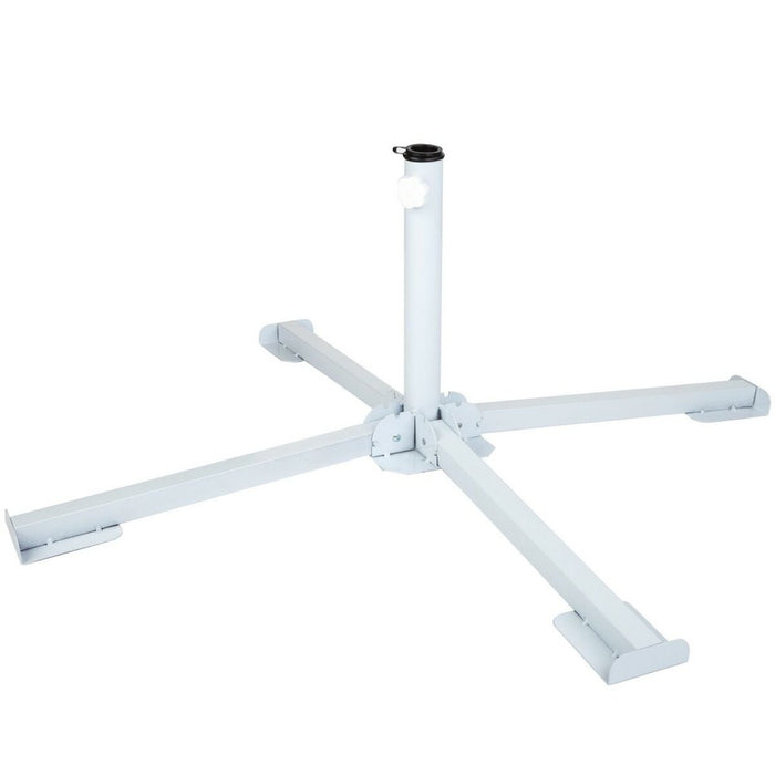 Bază pentru Umbrelă de Soare Aktive Alb Plastic Burete EPS 85 x 31 x 85 cm (4 Unități)