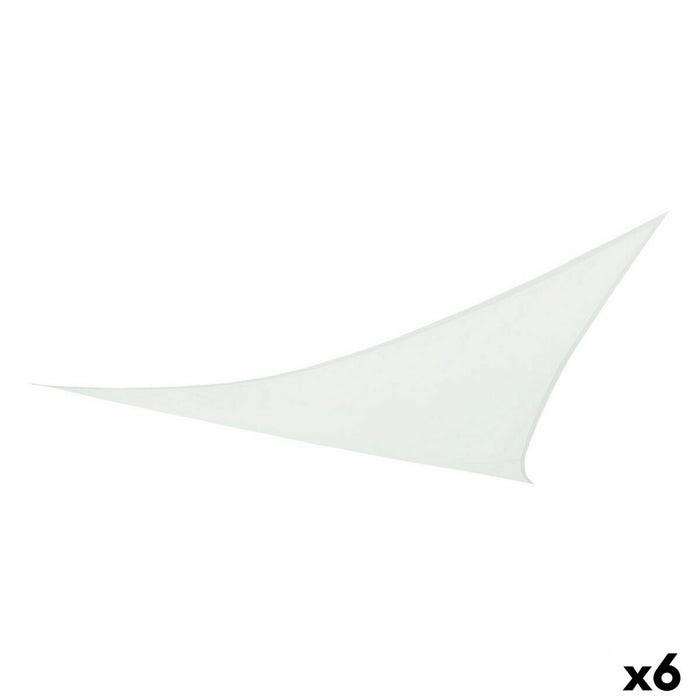 Umbrele din pânză Aktive Triunghiular 360 x 0,5 x 360 cm (6 Unități)