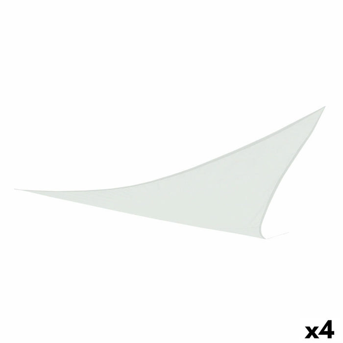 Umbrele din pânză Aktive Triunghiular 500 x 0,5 x 500 cm (4 Unități)