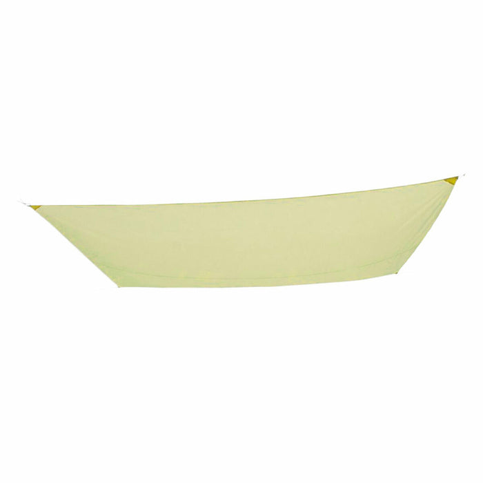Umbrele din pânză Aktive Triunghiular Crem 300 x 0,5 x 400 cm (4 Unități)