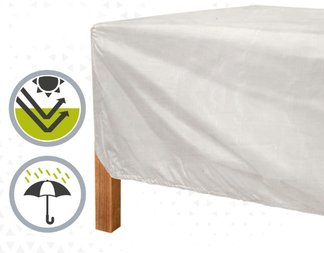 Husă de Protecție Aktive Mese Polietilenă 180 x 60 x 110 cm (6 Unități)