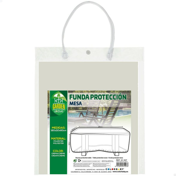 Husă de Protecție Aktive Mese Polietilenă 180 x 60 x 110 cm (6 Unități)