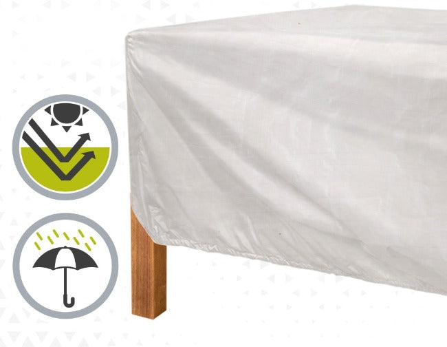 Husă de Protecție Aktive Mese Polietilenă 240 x 60 x 130 cm (6 Unități)