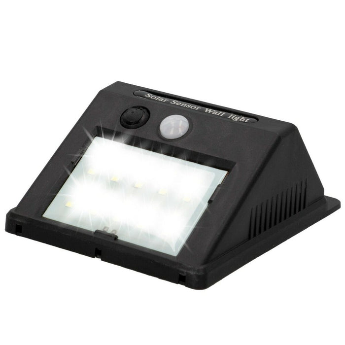 Lumină solară Aktive Plastic 9 x 12 x 5 cm (6 Unități)
