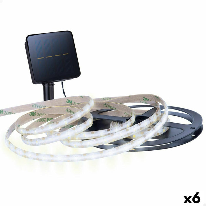 Fâșie de lumini Aktive LED Alb Grădină 3 m (6 Unități)