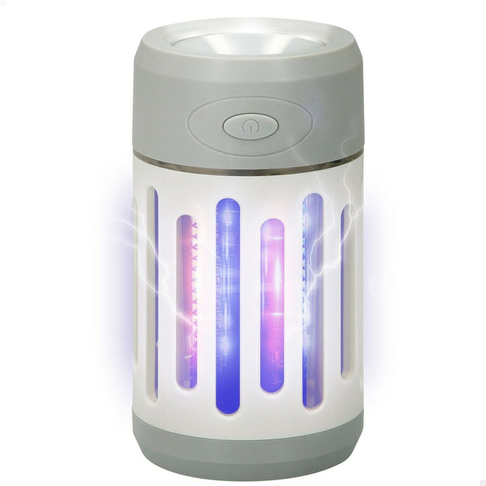 Lampă antițânțari reîncărcabilă cu LED 2 în 1 Aktive 7 x 13 x 7 cm (4 Unități)
