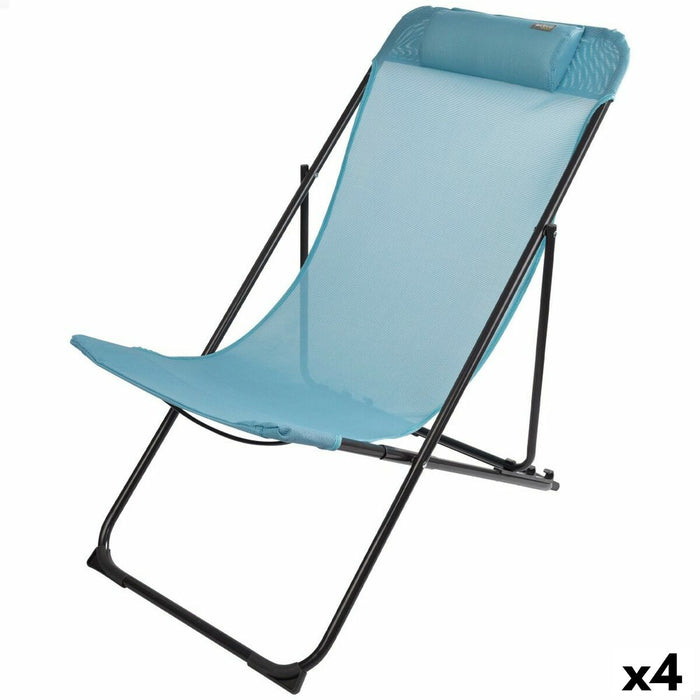 Hamac pliabil Aktive Albastru 52 x 87 x 77 cm (4 Unități)