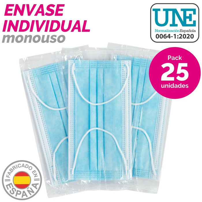 Box of hygienic masks SensiKare 25 Piese (12 Unități)