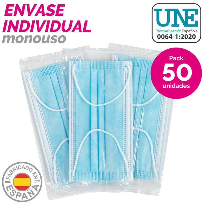 Box of hygienic masks SensiKare 50 Piese (12 Unități)