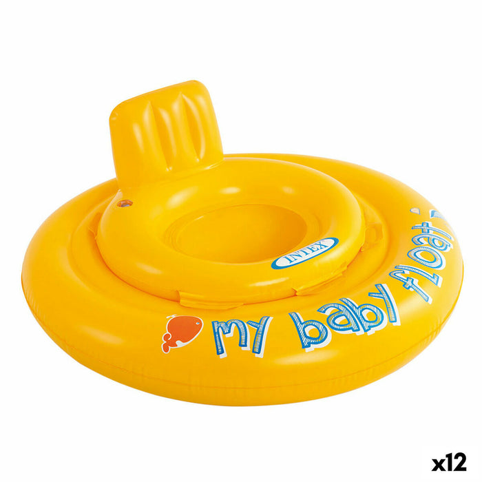 Flotor pentru copil Intex Galben 70 x 25 x 70 cm (12 Unități)