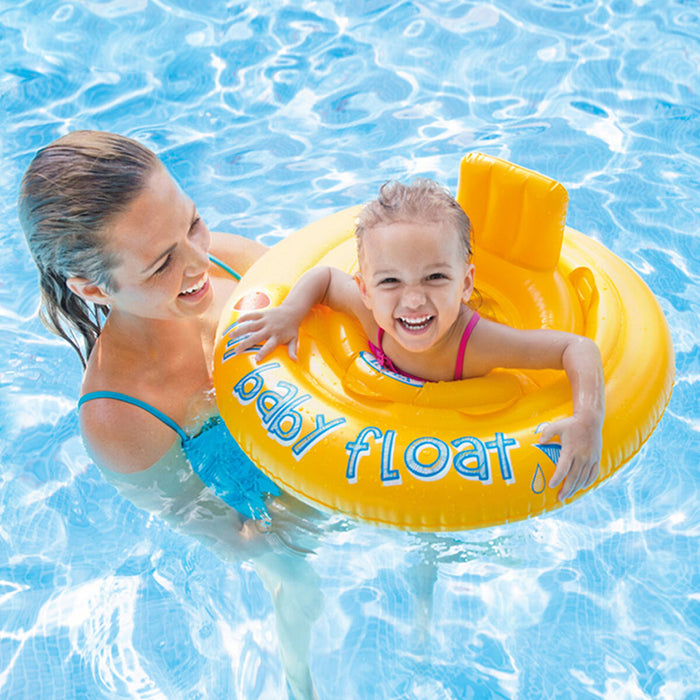 Flotor pentru copil Intex Galben 70 x 25 x 70 cm (12 Unități)