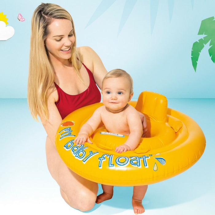 Flotor pentru copil Intex Galben 70 x 25 x 70 cm (12 Unități)