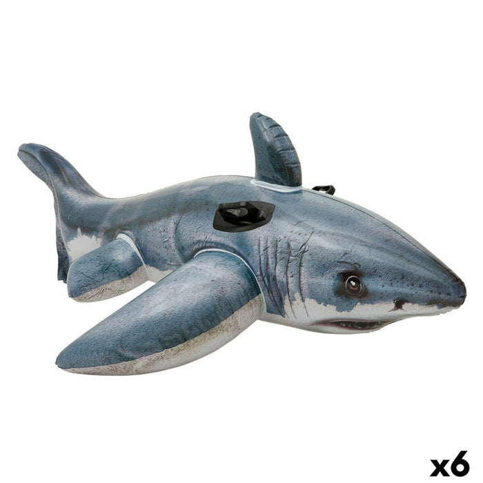 Figurină Gonflabilă pentru Piscină Intex Rechin 173 x 5,6 x 10,7 cm (6 Unități)