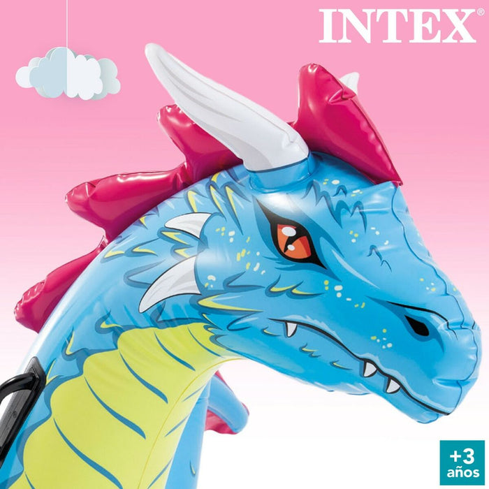 Figurină Gonflabilă pentru Piscină Intex Dragon 201 x 95,5 x 191 cm (4 Unități)