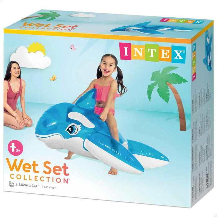 Figurină Gonflabilă pentru Piscină Intex Balenă 152 x 114 cm (6 Unități)
