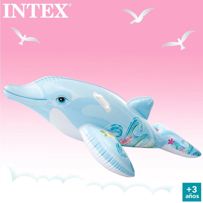 Figurină Gonflabilă pentru Piscină Intex Delfin 175 x 38 x 66 cm (6 Unități)