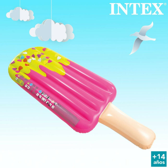 Saltea gonflabilă Intex Înghețată Roz 76 x 20 x 191 cm (6 Unități)