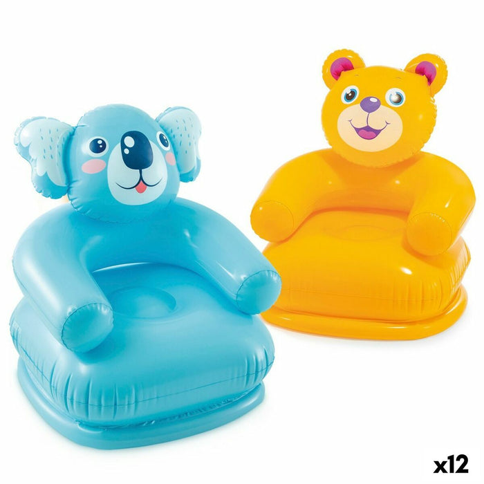 Scaun gonflabil Intex HAPPY ANIMAL 66 x 79 x 64 cm (12 Unități)