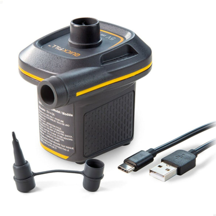 Compresor de Aer Electric Intex Quick FIll Cablu USB Mini (12 Unități)