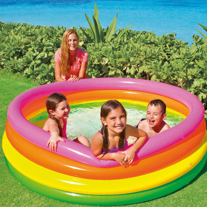 Piscină Gonflabilă pentru Copii Intex Sunset Cercuri 780 L 168 x 46 x 168 cm (6 Unități)