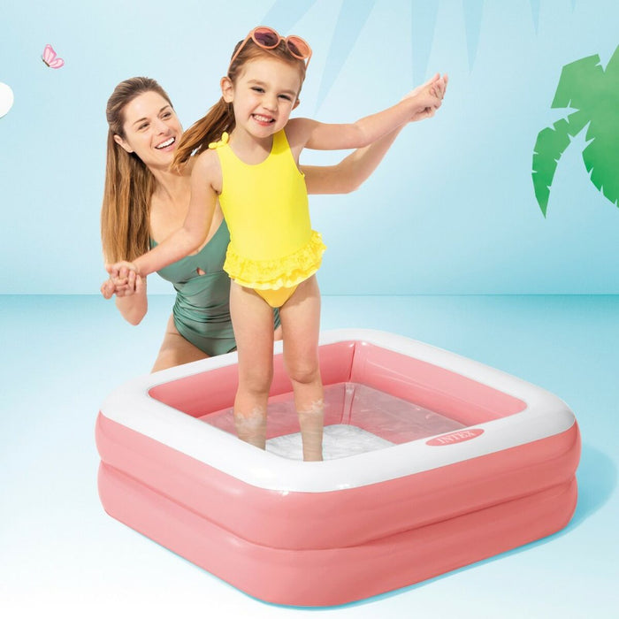 Piscină Gonflabilă pentru Copii Intex Pătrat 57 L 86 x 25 x 86 cm (6 Unități)