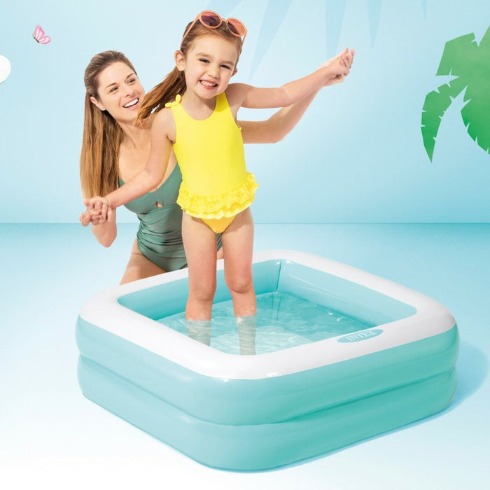 Piscină Gonflabilă pentru Copii Intex Pătrat 57 L 86 x 25 x 86 cm (6 Unități)