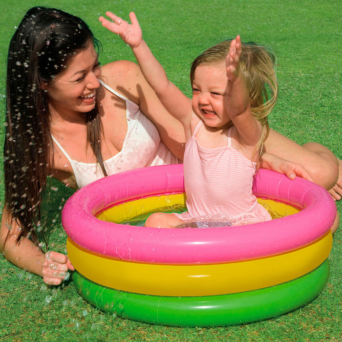 Piscină Gonflabilă pentru Copii Intex Sunset Glow Cercuri 28 L 61 x 22 x 61 cm (12 Unități)
