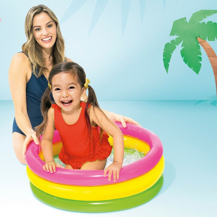 Piscină Gonflabilă pentru Copii Intex Sunset Glow Cercuri 28 L 61 x 22 x 61 cm (12 Unități)