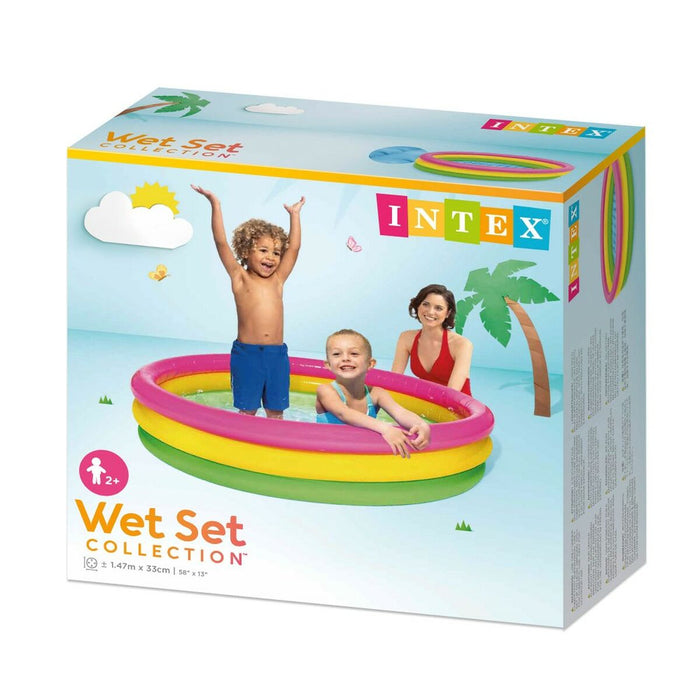Piscină Gonflabilă pentru Copii Intex Sunset Cercuri 275 L 147 x 33 x 147 cm (6 Unități)