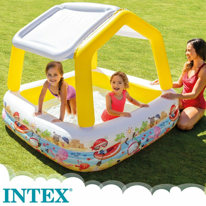 Piscină Gonflabilă pentru Copii Intex Copertină 295 L 157 x 122 x 157 cm (3 Unități)